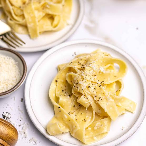 Tagliatelle with Alfredo sauce